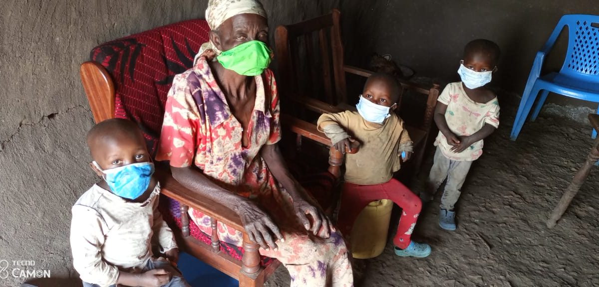 Old and often blind: grandmothers care for orphans
